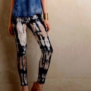 MCGUIRE Tassel Slim Babouche Tie Dye Jeans PREOWNED worn once sz 29 womens